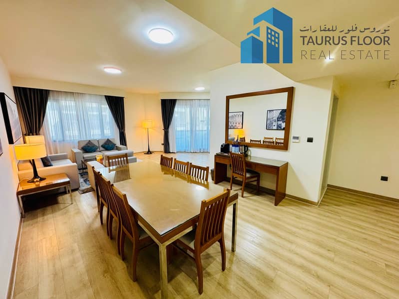 3-Bedroom Apartment || Included Dewa & WiFi || Near Metro || Monthly Also Available