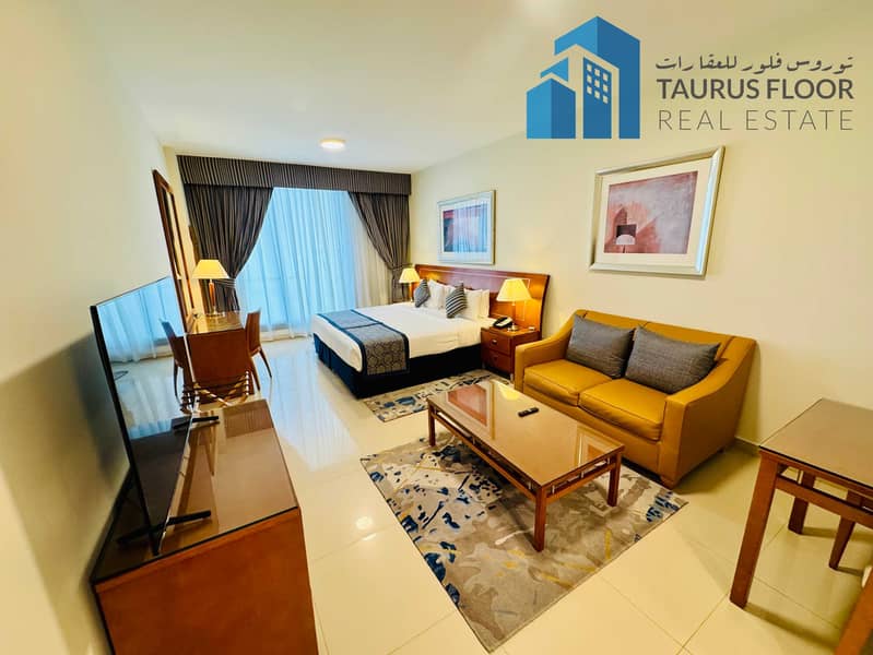 Studio Apartment || Included Dewa & WiFi || Near Metro || Monthly Also Available