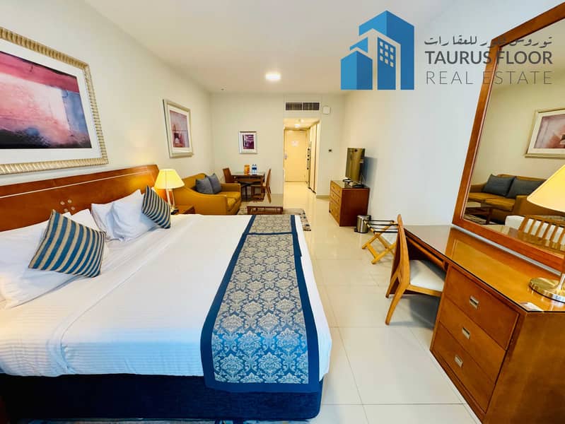 Studio Apartment || Included Dewa & WiFi || Near Metro || Monthly Also Available