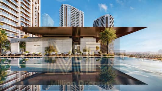 1 habitación Apartamento para en Venta en Jumeirah Heights, Dubai - Eltiera Views - adult pool. jpg