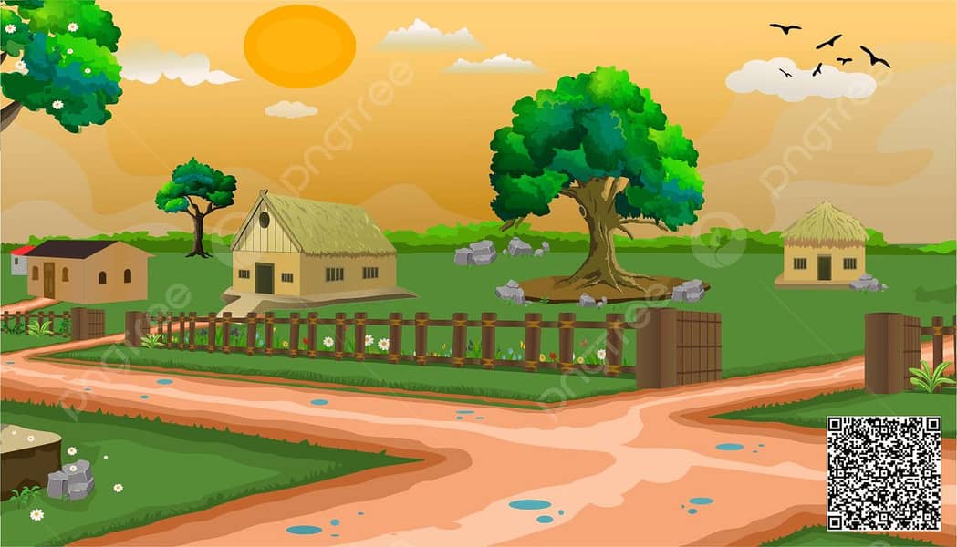 3 pngtree-village-cartoon-background-illustration-with-sun-four-houses-trees-and-narrow-picture-image_2083669. jpg