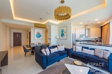 2 Bedroom Apartment for Rent in Dubai Media City, Dubai - Full Sea View | Furnished | High Floor