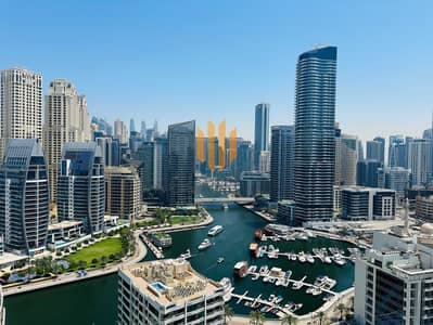 Studio for Rent in Dubai Marina, Dubai - Full Marina View| High Floor| Furnished| Studio