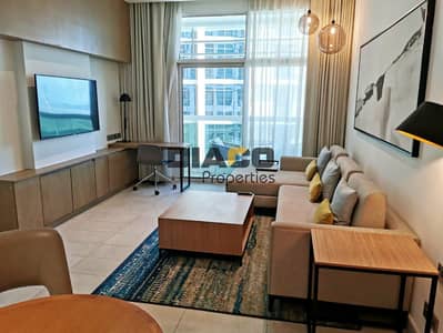 1 habitación Apartamento para en Alquiler en Al Jaddaf, Dubai - Full Living R. . jpeg