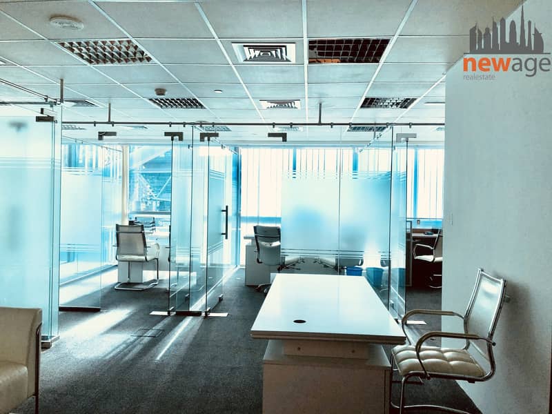 Fully Furnished office For RENT in Indigo Tower JLT