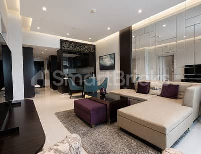 1 Bedroom Apartment for Rent in Downtown Dubai, Dubai - Fully Furnished | Mid Floor | Partial Canal View