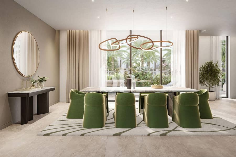 13 5 Bed Villa CGI 02 Living Dining Dark 06 SPT