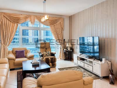 3 Bedroom Apartment for Rent in Dubai Marina, Dubai - Palm Facing | Furnished | Chiller Free