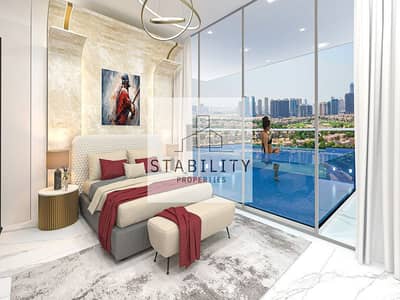1 Schlafzimmer Wohnung zum zum Verkauf in Dubai Sports City, Dubai - Final_private_pool_render. jpg 1 Schlafzimmer Wohnung zum zum Verkauf in Dubai Sports City, Dubai - Final_private_pool_render. jpg