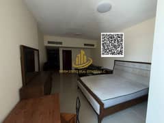 Furnished 700 sq ft studio for annual rent | Horizon Towers | 23,000 AED in 4 installments | Ready to move in