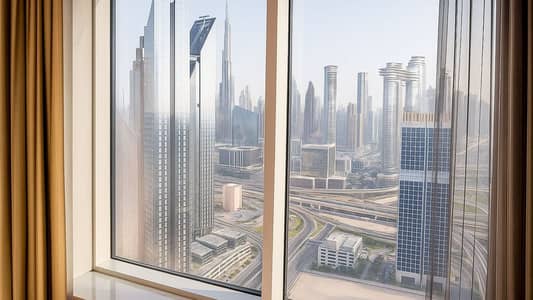 2 chambres Appartement à à louer à Sheikh Zayed Road, Dubai - panoramic-two-bedroom8_wide. jpg