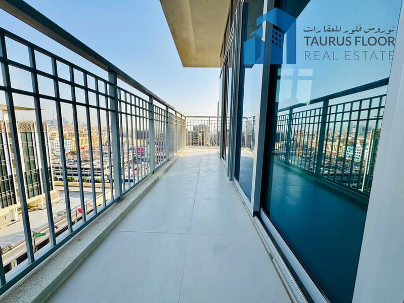 Burj Khalifa View || Bright & Spacious 3BR+Maid || Behind Gold Souq And Metro
