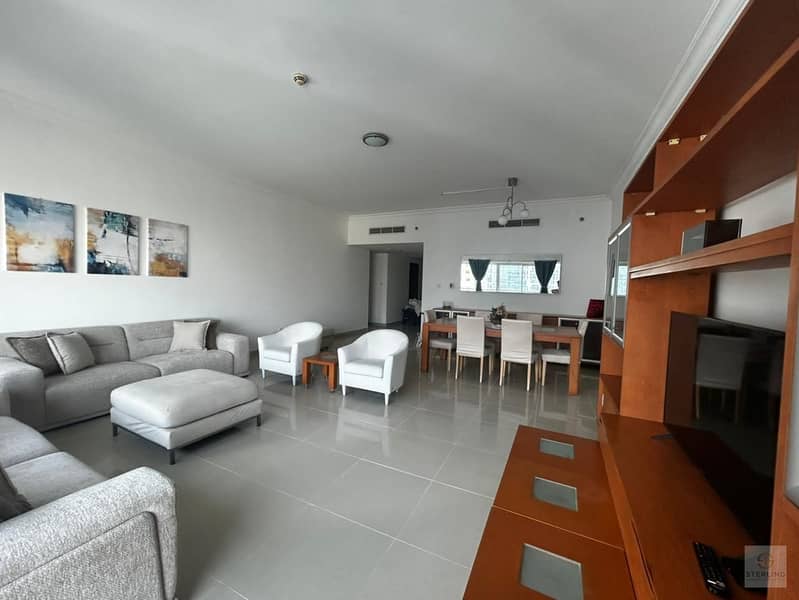 High-Floor 3BR | Furnished | Community View