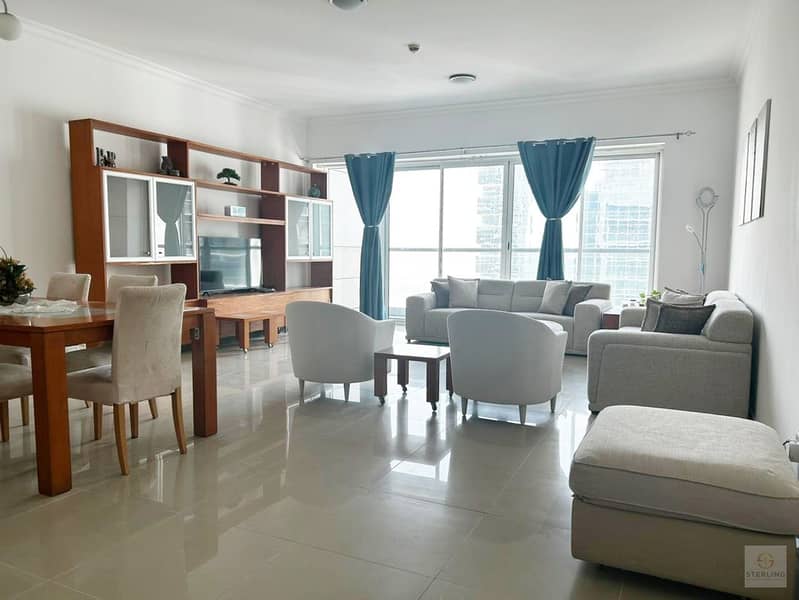 High-Floor 3BR | Furnished | Community View