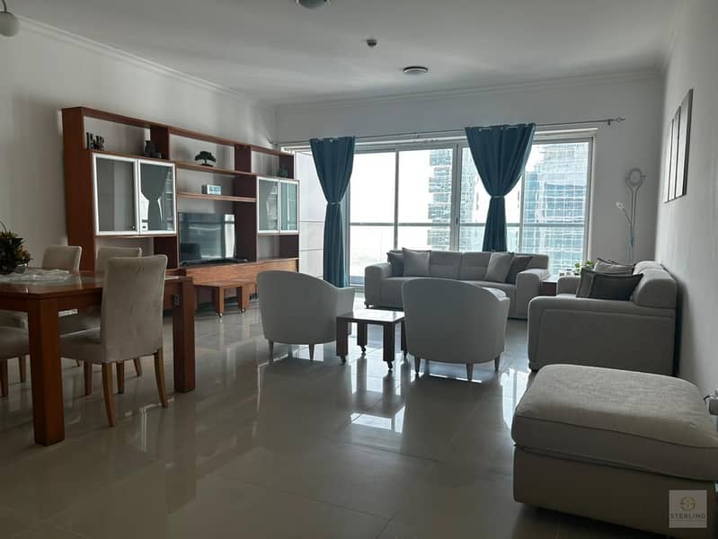 High-Floor 3BR | Furnished | Community View