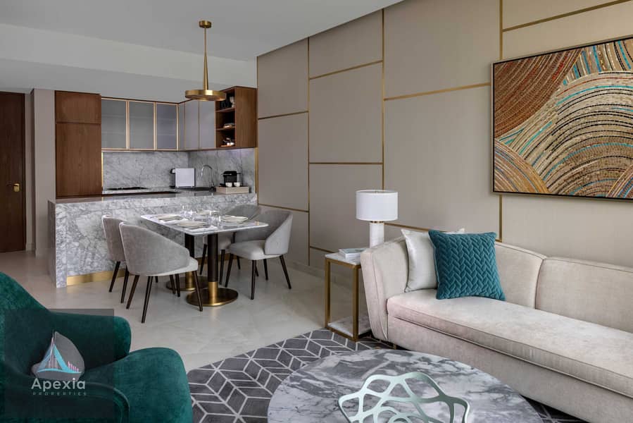 1BR Canal View and Burj Khalifa View