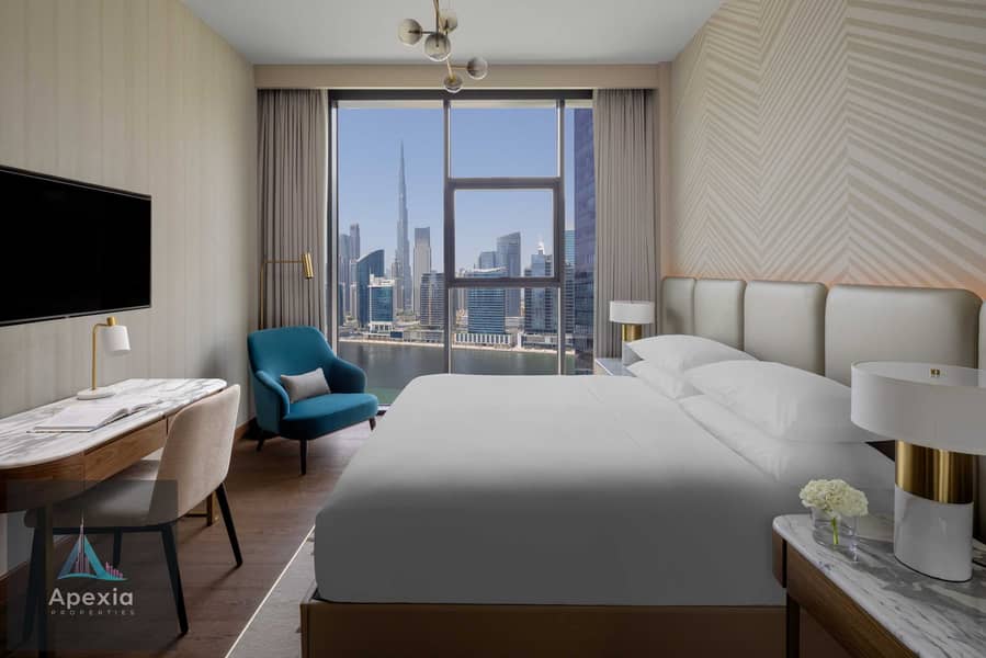1BR Canal View and Burj Khalifa View