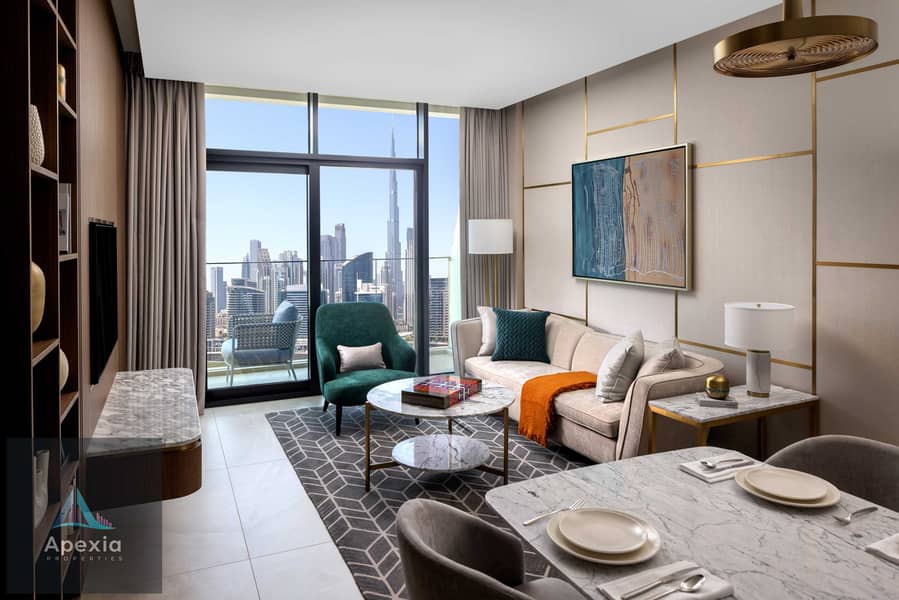 Burj Khalifa & Canal View | Spacious 3BR