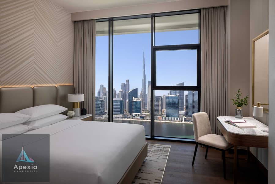 Burj Khalifa & Canal View | Spacious 3BR