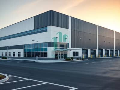 Warehouse in vendita a Al Sajaa, Sharjah - Photorealistic_full_building_exterior_view_of_a_modern_industrial_warehouse_campus_inspired_by_the_reference_style_large_rectangular_warehouse_with_white_off_white_insulated_metal_wall_panels_dark_charcoal_gray_verti. jpeg