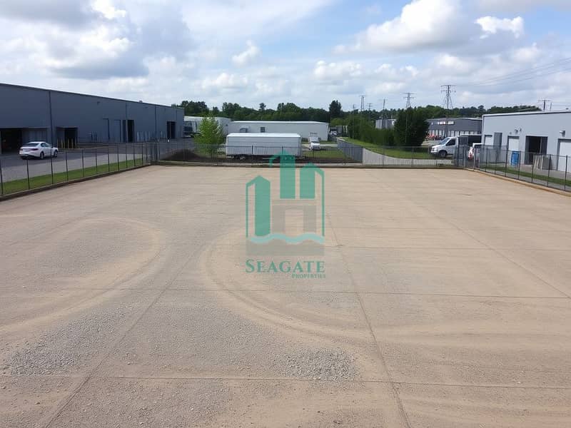 2 An_empty_industrial_plot_of_land_showcasing_a_vast_expanse_of_clear_ground_ready_for_construction. _The_surroundings_include_a_mix_of_neighboring_industrial_buildings_warehouses_and_fencing. _There_are_gravel_paths_and. jpeg