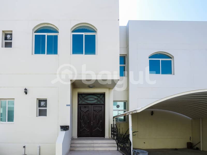 GORGEOUS 4 MASTER BEDROOMS VILLA WITH MAID ROOM FOR RENT AT MBZ 110K