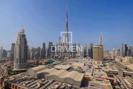 2 Bedroom Apartment for Sale in Downtown Dubai, Dubai - Burj and Fountain Views | High Floor | Vacant