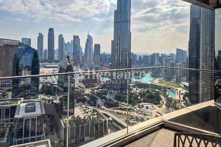 3 Bedroom Apartment for Sale in Downtown Dubai, Dubai - Spacious High-Floor Unit | Burj and Fountain Views