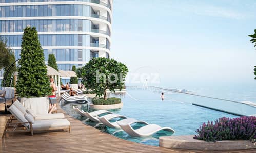 1 chambre Appartement à à vendre à Dubai Harbour, Dubai - Infinity Pool- Ain Dubai Facing. png