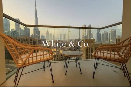 2 Bedroom Apartment for Sale in Downtown Dubai, Dubai - Burj Khalifa View | Furnished | Vacant