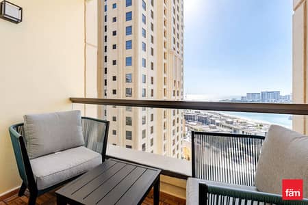 1 habitación Apartamento para en Alquiler en Jumeirah Beach Residence (JBR), Dubai - Apartamento en Jumeirah Beach Residence (JBR)，Rimal，Rimal 4, 1 dormitorio, 120000 AED - 15600857