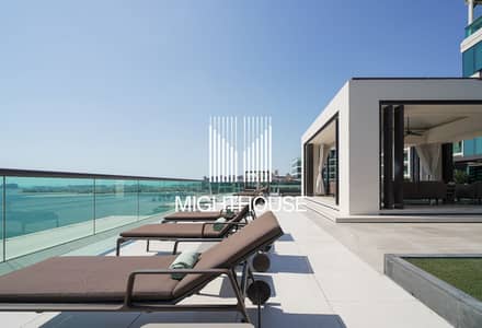 3 Bedroom Flat for Rent in Palm Jumeirah, Dubai - Ultra-Luxury 3 BR Penthouse| Palm and Marina Views
