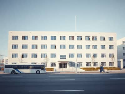 Labour Camp de à à louer à Al Jurf, Ajman - Realistic_exterior_view_of_a_safe_non_violent_industrial_worker_dormitory_complex_similar_in_architectural_style_to_a_modern_institutional_building_a_large_white_rectangular_4_story_building_with_repeating_windows_fl. jpeg Labour Camp de à à louer à Al Jurf, Ajman - Realistic_exterior_view_of_a_safe_non_violent_industrial_worker_dormitory_complex_similar_in_architectural_style_to_a_modern_institutional_building_a_large_white_rectangular_4_story_building_with_repeating_windows_fl. jpeg