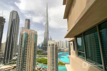 2 Bedroom Flat for Rent in Downtown Dubai, Dubai - BURJ AND FOUNTAIN VIEWS | CLOSED KITCHEN
