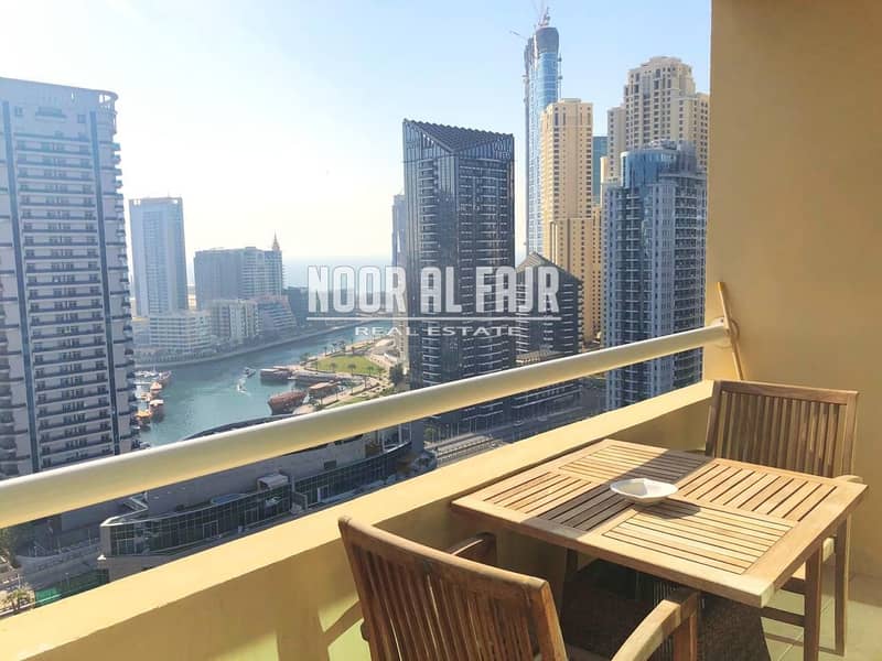 1 B/R + Balcony | Furnished | Full Marina View