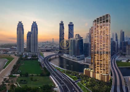 1 habitación Apartamento para en Venta en Business Bay, Dubai - One River Point_Aerial View. jpg