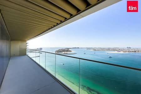 2 Bedroom Flat for Rent in Dubai Harbour, Dubai - 2 BR | Corner Unit | Palm and Sunset Views