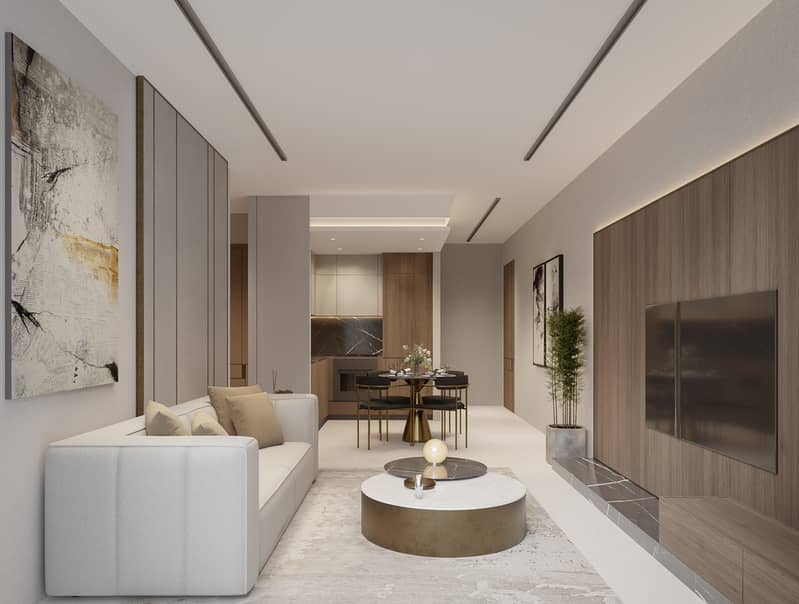 8 1BHK-Living and Kitchen V1-R2. jpg
