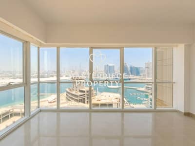 3 Bedroom Apartment for Sale in Al Reem Island, Abu Dhabi - Upgraded 3BR+M | Sea View | 2% ADM Waiver