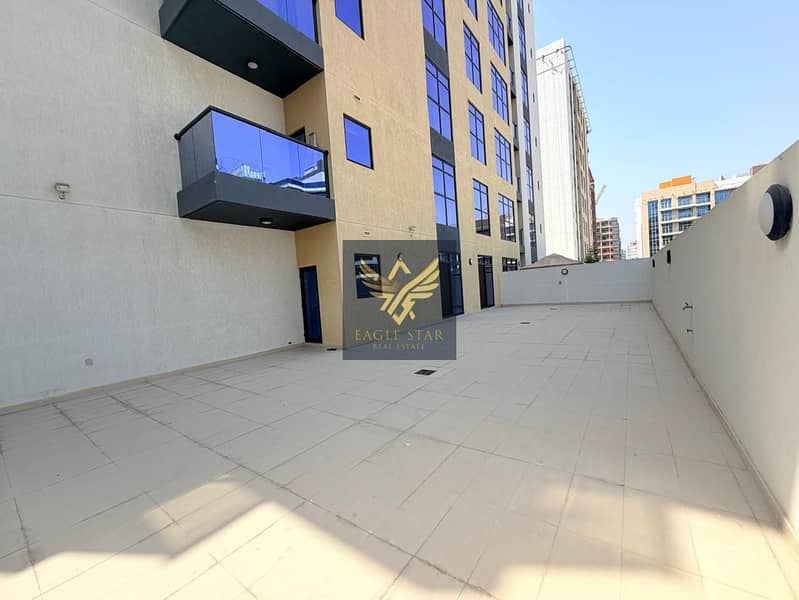 2BR Apartment with Huge Terrace | GYM POOL BALCONY PARKING