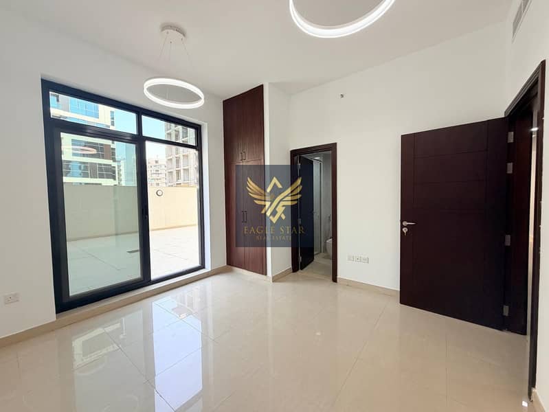 2BR Apartment with Huge Terrace | GYM POOL BALCONY PARKING