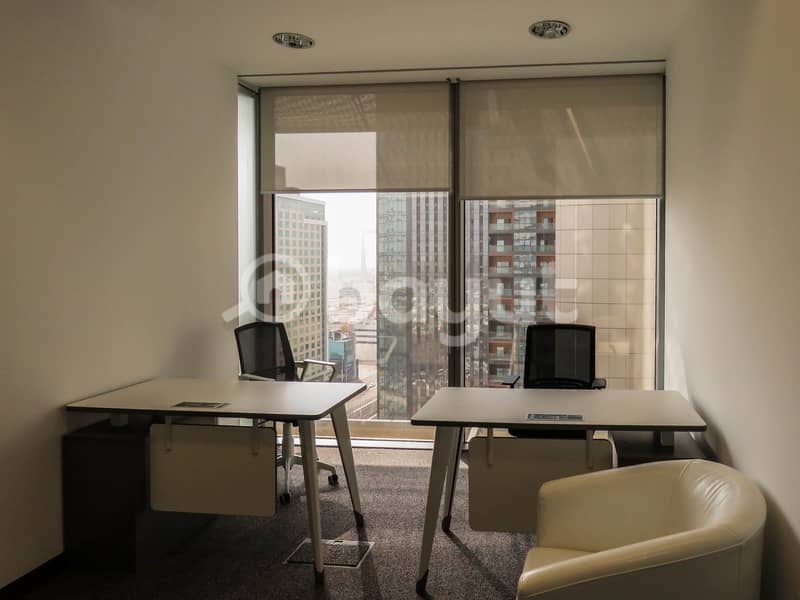 New-Age Luxury Smart Sharing  Offices in the Heart of Dubai Surrounded by Exquisite Beauty High Floor Breathtaking View