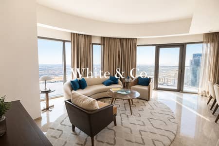 2 Bedroom Apartment for Rent in Dubai Creek Harbour, Dubai - High Floor|Creek and Sea View |Serviced 2 Bedroom Apartment for Rent in Dubai Creek Harbour, Dubai - High Floor|Creek and Sea View |Serviced