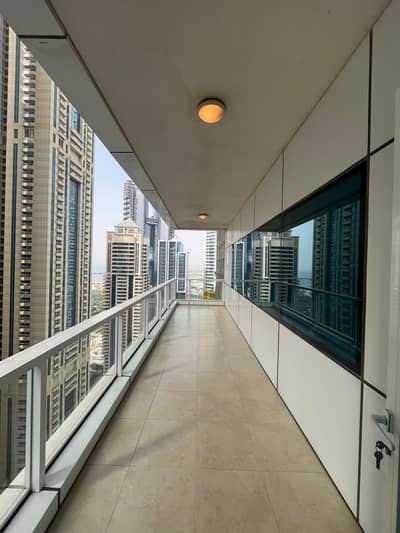 2 Schlafzimmer Wohnung zum zur Miete in Dubai Marina, Dubai - Balcony fix. jpeg