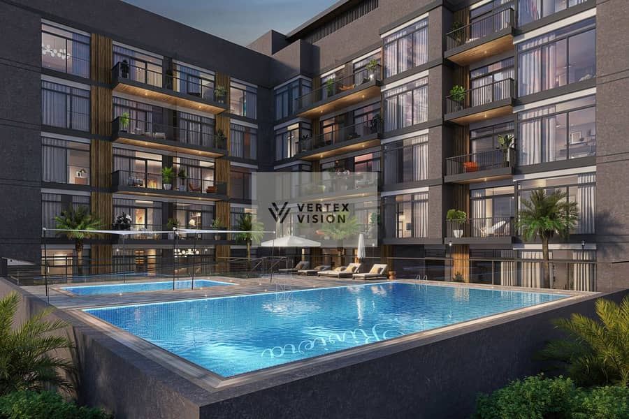 9 Lodge-Exterior_Pool-Building-Night-scaled-1. jpg
