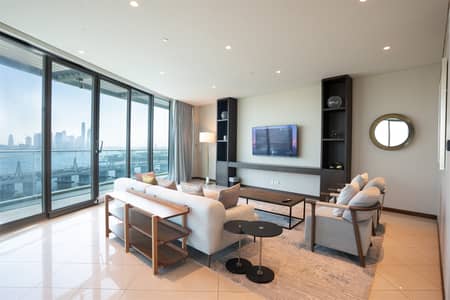 4 habitaciones Apartamento para en Alquiler en Dubai Festival City, Dubai - Living Room. JPG