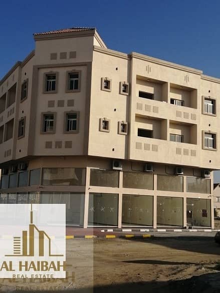 Corner building for sale new in the emirate of Ajman very special location