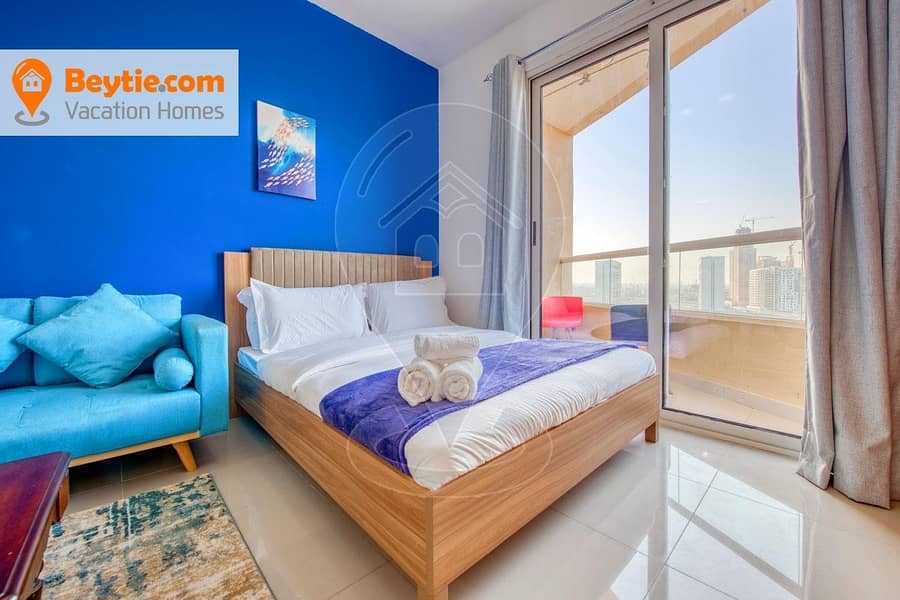 A Cosy Bright Studio in Damac Lakeside Tower-D A Cosy Bright Studio in Damac Lakeside Tower-D