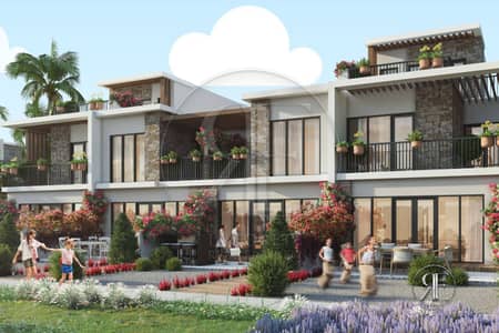 4 Bedroom Townhouse for Sale in DAMAC Lagoons, Dubai - Single Row | Directly by Lagoon | Original Price