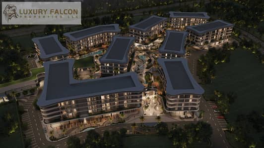 1 Schlafzimmer Wohnung zum zum Verkauf in Dubailand, Dubai - Aerial View Night. png